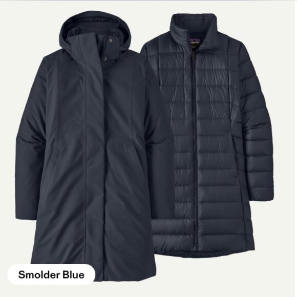 Patagonia, Three in One Parka, Grey, Size M, Like New - Picture 6 of 6